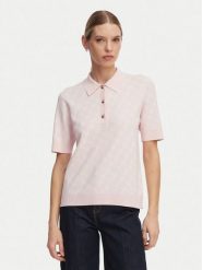 JOOP! Sweter Kella 30101736 Różowy jasny Regular Fit. Czerwone swetry nierozpinane damskie JOOP!, bez wzorów, z wiskozy, bez kołnierzyka, bez ramiączek. Za 1,049.00 zł.