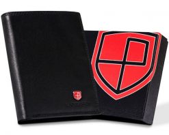 Portfel skórzany Peterson PTN MR-15-CN czarny. Czarne portfele męskie Peterson, bez wzorów, ze skóry. Za 77.99 zł.