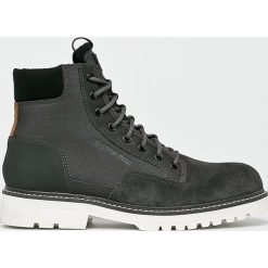 G-Star Raw - Buty. Szare botki męskie G-Star Raw, bez wzorów, z materiału, casualowe, bez obcasa, bez zapięcia. W wyprzedaży za 599.90 zł.