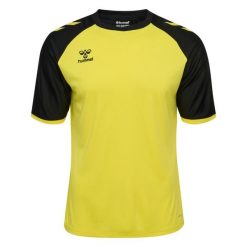 Koszulka Hummel League. Żółte bluzki damskie Hummel, bez wzorów, eleganckie, bez kołnierzyka, bez ramiączek. Za 147.00 zł.