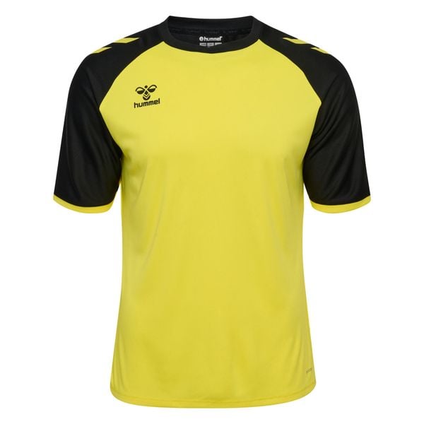 Koszulka Hummel League. Żółte bluzki damskie Hummel, bez wzorów, eleganckie, bez kołnierzyka, bez ramiączek. Za 147.00 zł.