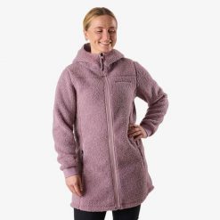 Bluza polarowa turystyka damska Swedemount Lofoten Pile Coat wodoodporna. Fioletowe bluzy damskie SWEDEMOUNT, na zimę, bez wzorów, z polaru, sportowe, bez ramiączek, bez kaptura. Za 297.00 zł.
