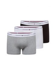 Tommy Hilfiger Obcisłe bokserki pakowane po 3 szt. Mężczyźni Bawełna szary|biały|czarny, XXL. Białe bokserki męskie Tommy Hilfiger, bez wzorów, z bawełny. Za 179.95 zł.