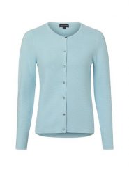 Franco Callegari Kardigan Kobiety Bawełna niebieski, XL. Niebieskie kardigany damskie Franco Callegari, xl, bez wzorów, z bawełny, bez kołnierzyka. Za 249.95 zł.