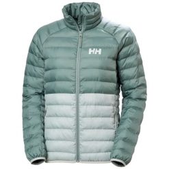 Damska kurtka ocieplana Helly Hansen Banff. Szare kurtki sportowe damskie Helly Hansen, na zimę, s, bez wzorów, z materiału, bez ramiączek, bez kaptura, narciarskie. Za 650.95 zł.