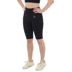 Krótkie legginsy sportowe dla kobiet Xtreme Sportswear Antracyt Czarny. Czarne legginsy damskie XTREME SOCKSWEAR, bez wzorów, z materiału. Za 125.82 zł.