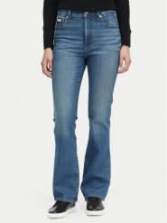 Calvin Klein Jeans Jeansy LV047F666G Granatowy Bootcut Fit. Niebieskie jeansy damskie Calvin Klein Jeans, bez wzorów, z bawełny. Za 489.99 zł.