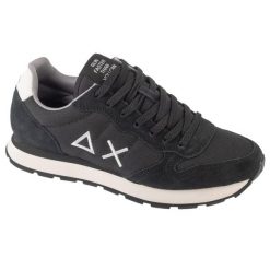 Buty sportowe Sneakersy męskie, Tom Solid. Czarne buty sportowe męskie SUN68, bez wzorów, bez zapięcia, trekkingowe. Za 399.99 zł.