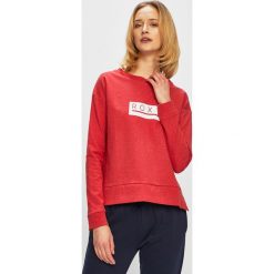 Roxy - Bluza. Czerwone bluzy damskie Roxy, m, bez wzorów, z bawełny, bez ramiączek, bez kaptura. W wyprzedaży za 159.90 zł.
