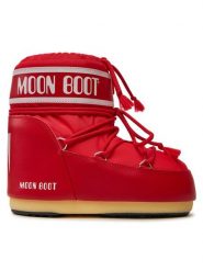 Moon Boot Śniegowce 80D1409340 Czerwony. Czerwone buty zimowe męskie Moon Boot, bez wzorów, ze skóry, bez obcasa, bez zapięcia. Za 759.99 zł.