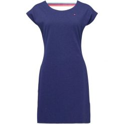 Sukienka LOAP Aubrieta damska, niebieska, rozmiar S. Niebieskie sukienki damskie WOMEN'S HEALTH, na lato, s, bez wzorów, sportowe, bez kołnierzyka, bez ramiączek, sportowe. Za 148.99 zł.