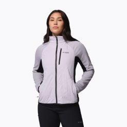 Kurtka hybrydowa damska Columbia Arctic Crest Hybrid Full Zip - lavender S. Szare bluzy damskie Columbia, s, bez wzorów, bez ramiączek, bez kaptura, trekkingowe. Za 435.69 zł.