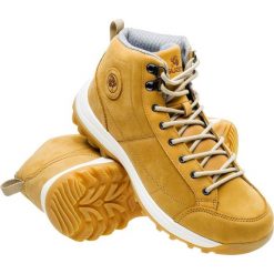 Buty trapery męskie Iguana Narumi. Żółte buty zimowe męskie IGUANA, bez wzorów, bez obcasa, bez zapięcia. Za 396.11 zł.