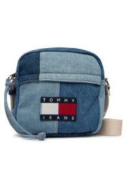 Tommy Jeans Saszetka Tjm Denim Patchwork Reporter AM0AM14287 Niebieski. Niebieskie saszetki i nerki męskie Tommy Jeans, bez wzorów, z denimu. Za 409.99 zł.