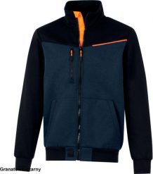 Delta Plus - BLUZA Z POLIESTRU I BAWEŁNY MOLTON granatowo-czarny 2XL. Czarne bluzy męskie DELTA PLUS, m, bez wzorów, z bawełny, bez ramiączek, bez kaptura. Za 158.01 zł.