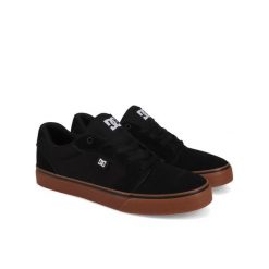 Trampki DC Shoes Anvil, Mężczyźni. Brązowe trampki męskie DC Shoes, bez wzorów, z nubiku, sportowe, bez zapięcia. Za 290.00 zł.