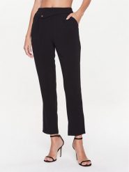 Liu Jo Sport Spodnie materiałowe TA3192 TS423 Czarny Regular Fit. Czarne spodnie materiałowe damskie Liu Jo Sport, bez wzorów, z materiału, sportowe. Za 729.99 zł.