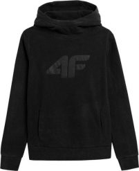 4f Bluza polarowa damska H4L22-PLD352 Głęboka czerń r. S. Bluzy damskie 4F, l, bez wzorów, z polaru, bez ramiączek, bez kaptura. Za 107.88 zł.