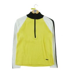 Second life - Sweter damski z zamkiem Lauren Ralph Lauren - Stan dobry. Żółte swetry nierozpinane damskie Ralph Lauren, m, bez wzorów, casualowe, bez kołnierzyka, bez ramiączek. Za 139.20 zł.