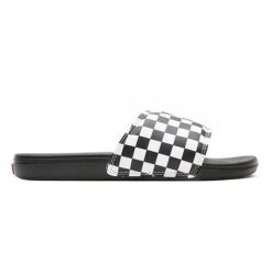 Klapki męskie Vans MN LA Costa Slideon. Czarne klapki męskie Vans, bez wzorów, z materiału, bez zapięcia. Za 238.00 zł.