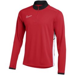 Bluza męska Nike Dri-Fit Academy 25 Drill Top. Czerwone bluzy męskie Nike, m, bez wzorów, z poliesteru, sportowe, bez ramiączek, bez kaptura. Za 141.99 zł.