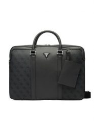 Guess Torba na laptopa HMMILL P6269 Szary. Szare torby na laptopa damskie Guess, z aplikacjami, ze skóry. Za 589.99 zł.