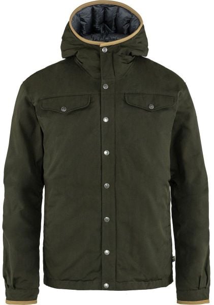 Kurtka Greenland no 1 down-662-deep forest-L FJALLRAVEN. Kurtki męskie NoName, l, bez wzorów, bez kaptura. Za 1,994.96 zł.