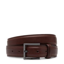 Pasek Męski Tommy Hilfiger. Brązowe paski męskie Tommy Hilfiger. Za 139.99 zł.