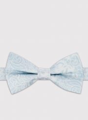 PAKO LORENTE - Jedwabna błękitna mucha męska. Niebieskie krawaty i muchy Pako Lorente, bez wzorów, z jedwabiu, eleganckie. Za 149.99 zł.