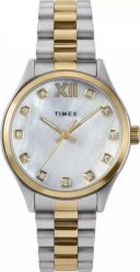 Zegarek Timex Zegarek damski Timex TW2W85500 CYRKONIE srebrny. Szare zegarki damskie Timex, srebrne. Za 689.00 zł.