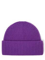 Marie Lund czapka z kaszmiru Kobiety Kaszmir lila, ONE SIZE. Czapki damskie Marie Lund, bez wzorów, z kaszmiru. Za 349.95 zł.