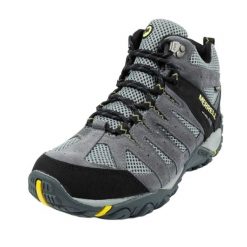 Buty Górskie Męskie Skóra Accentor 2. Szare trekkingi męskie Merrell, ze skóry, bez zapięcia. Za 626.99 zł.