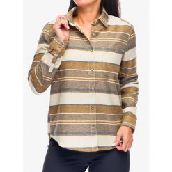 Koszula turystyczna damska Royal Robbins Clouds Rest Hemp LS. Brązowe koszule damskie ROYAL ROBBINS, bez wzorów, casualowe, bez kołnierzyka, bez ramiączek. Za 455.99 zł.