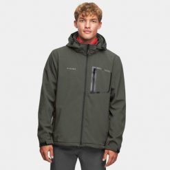Kurtka męska Softshell Alpinus Stenshuvud. Szare kurtki męskie Alpinus, m, bez wzorów, z softshellu, bez kaptura, trekkingowe. Za 299.00 zł.