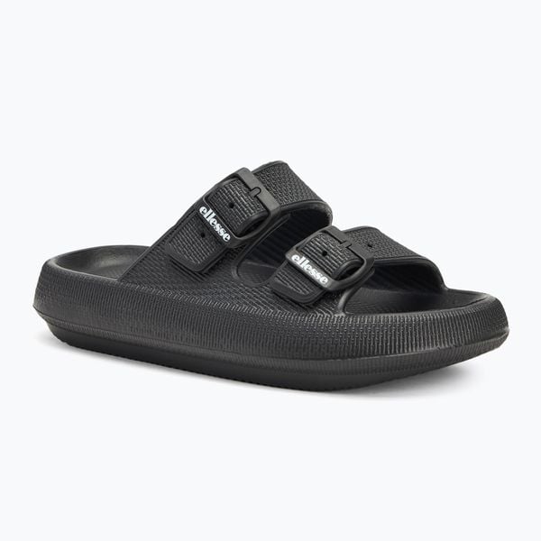 Klapki damskie Ellesse Karly. Czarne klapki damskie Ellesse, na lato, bez wzorów, z materiału, klasyczne, bez obcasa, bez zapięcia. Za 55.99 zł.