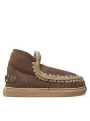Mou Śniegowce Eskimo Sneaker Big Metal Logo FW111008A Brązowy. Brązowe śniegowce damskie Mou, ze skóry, bez zapięcia. Za 1,099.00 zł.