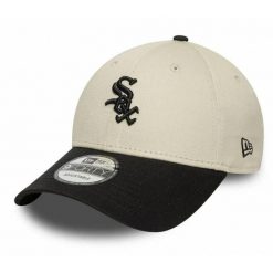 Czapka baseballowa Chicago White Sox League Essential 9forty. Czarne czapki damskie New Era, bez wzorów, sportowe. Za 145.00 zł.