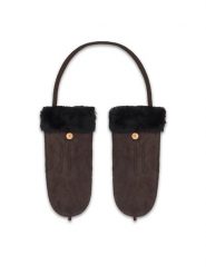 EMU Australia Rękawiczki Damskie Montana W7019 Brązowy ciemny. Brązowe rękawiczki damskie Emu Australia, bez wzorów, z dzianiny. Za 514.99 zł.