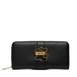 Portfel Just Cavalli. Czarne portfele damskie Just Cavalli. Za 429.99 zł.
