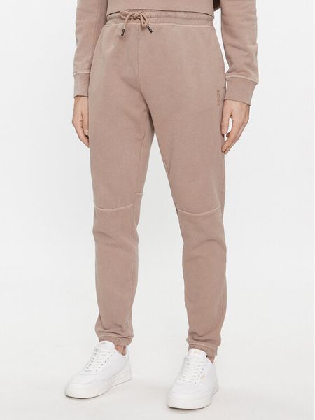 Boss Spodnie dresowe Se_Bosslogoraw 50505271 Brązowy Regular Fit. Brązowe spodnie sportowe męskie Boss, m, bez wzorów, z bawełny. Za 629.99 zł.