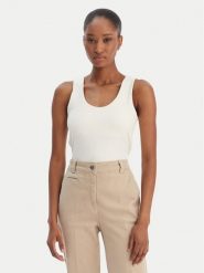 Marella Top Tiglio 2615941051 Écru Slim Fit. Topy damskie Marella, l, bez wzorów, z syntetyku, bez kołnierzyka, bez ramiączek. Za 319.99 zł.