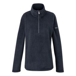 Bluza Polarowa Damska Solenne II. Niebieskie bluzy damskie Regatta, na zimę, bez wzorów, z polaru, sportowe, bez ramiączek, bez kaptura. Za 128.99 zł.