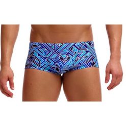 Kąpielówki Funky Trunks Blue Bits - trunki męskie. Niebieskie kąpielówki męskie Funky Trunks, m, bez wzorów. Za 159.00 zł.