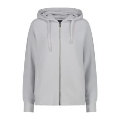 Damska bluza z kapturem z jerseyu CMP. Niebieskie bluzy damskie CMP, bez wzorów, z jersey, eleganckie, bez ramiączek, z kapturem. Za 353.75 zł.