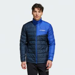 Kurtka Terrex Multi Light Down. Fioletowe kurtki męskie Adidas, m, bez wzorów, z materiału, sportowe, bez kaptura. Za 649.00 zł.