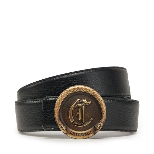 Pasek Damski Just Cavalli. Czarne paski damskie Just Cavalli, bez wzorów. Za 399.99 zł.