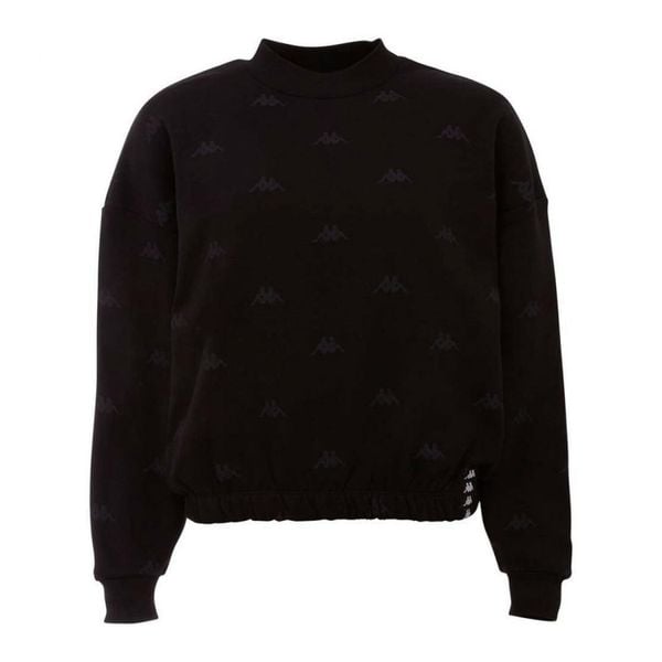 Damska Bluza Ignara. Czarne bluzy damskie Kappa, l, bez wzorów, z bawełny, bez ramiączek, z kapturem. Za 261.99 zł.