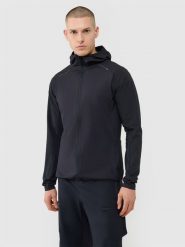 4F Bluza rowerowa szybkoschnąca męska - czarna XXL. Czarne bluzy sportowe męskie 4F, l, bez wzorów, z dzianiny, bez kaptura, rowerowe. W wyprzedaży za 229.99 zł.