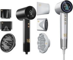 Suszarka SkinVibe SkinVibe Libra AirLoom (SV-002BK) + SkinVibe Aurea Family X Plasma (SV-001SL). Suszarki do włosów SkinVibe. Za 1,299.00 zł.