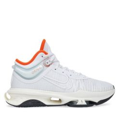 Buty do koszykówki Nike. Białe buty sportowe męskie Nike, bez wzorów, bez zapięcia, do koszykówki. Za 919.99 zł.